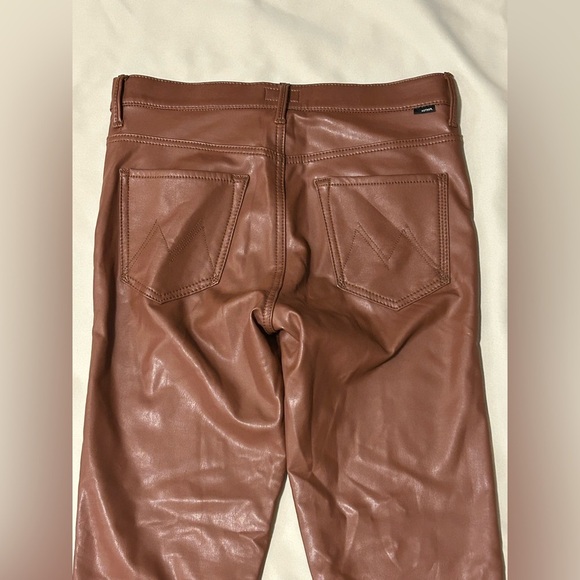 MOTHER The Insider Ankle Pant Faux Show Tortoise Shell - Size 28 - Picture 10 of 12